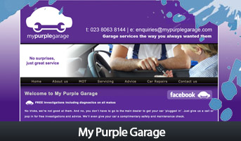 My Purple Garage in Southampton