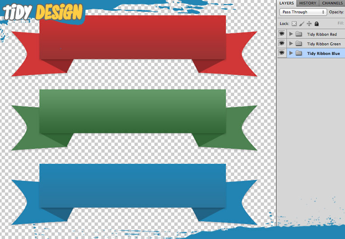 FREE Ribbon PSD