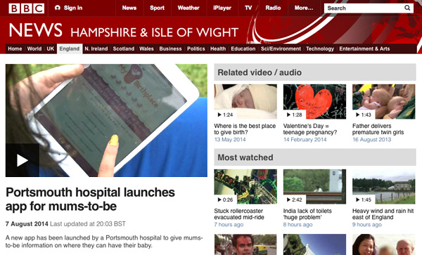 NHS Project Featured on the BBC