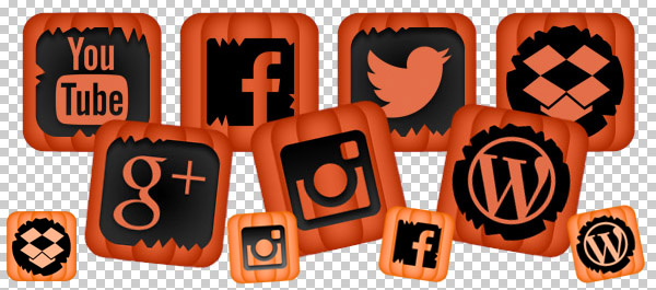 FREE Social Pumpkin Icons
