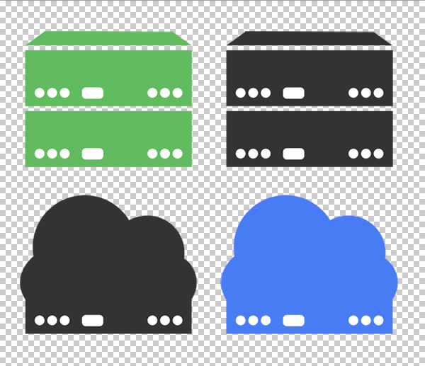 free-flat-server-icons