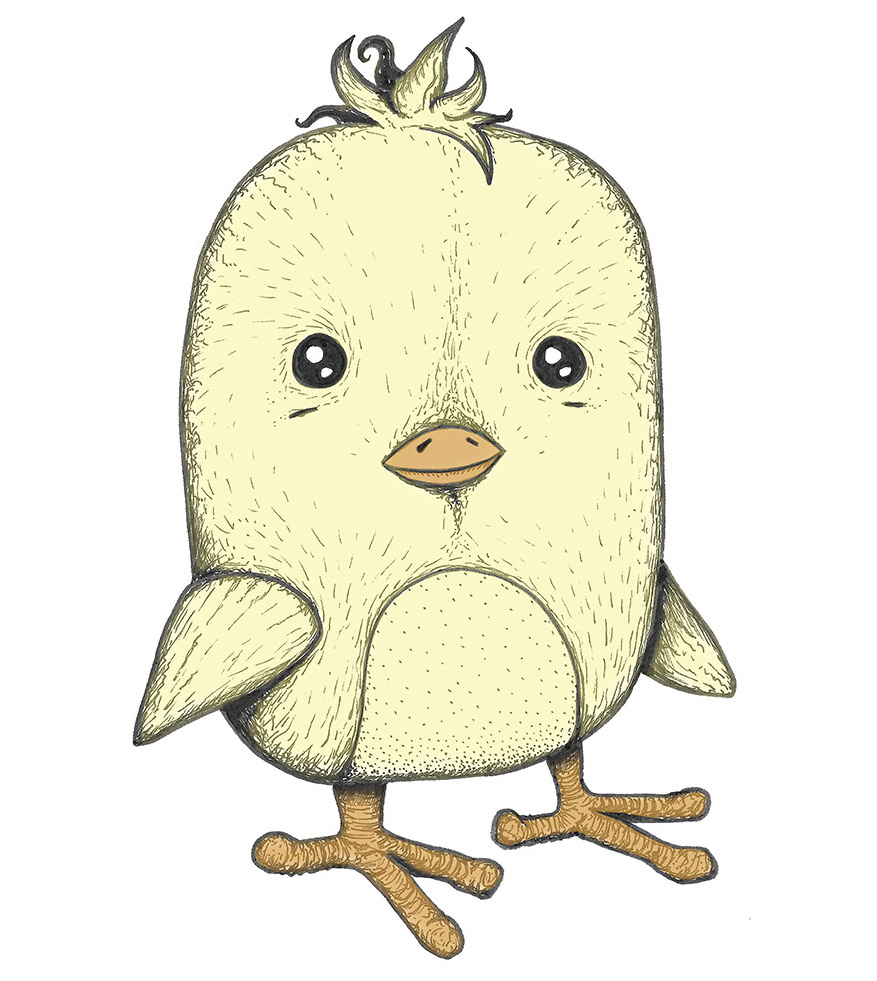 cute Easter chick