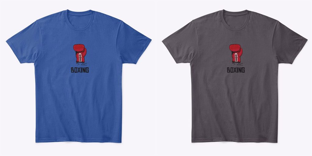 FREE Boxing Glove Vector Art T-shirts