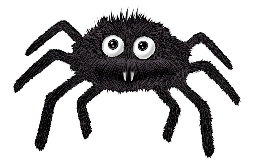 cute spider drawing