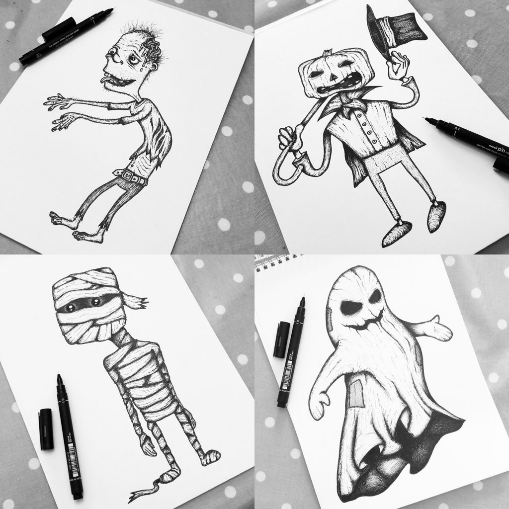 Halloween Drawings