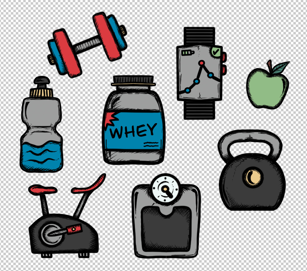 FREE Gym Icon Drawings