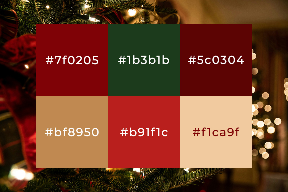 Festive Christmas Colour Palette